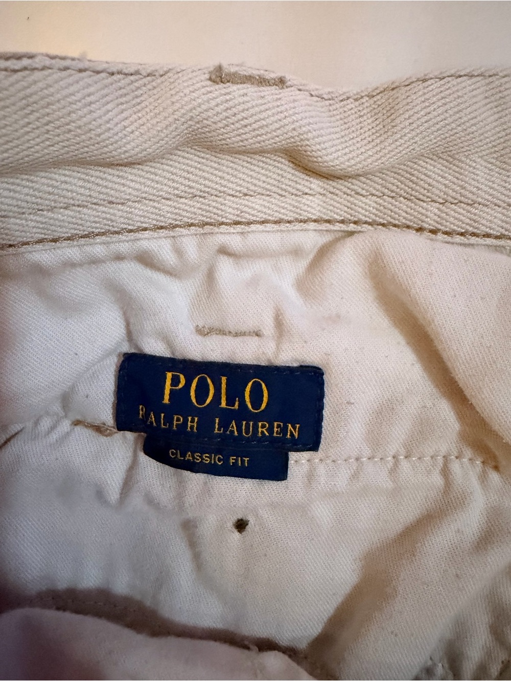 Polo by Ralph Lauren Khaki Flat-Front Shorts - Picture 2 of 3